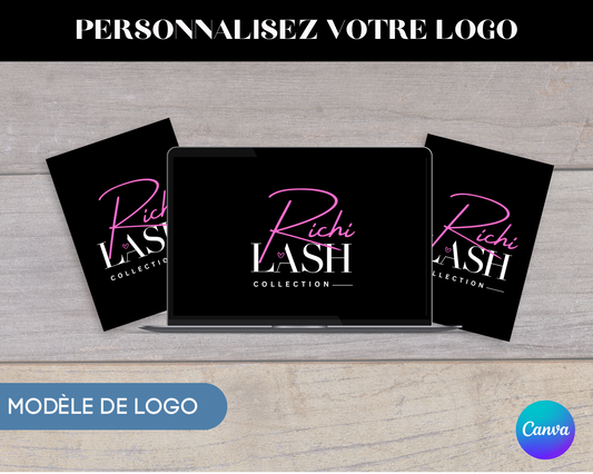 Template de Logo Modifiable sur Canva – Créez votre Identité Visuelle en un Clic